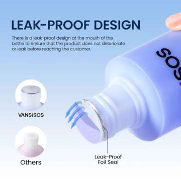 Professional Acrylic Nail Liquid for Nail: 4fl.oz Acrylic Liquid with Nail Brush for Beginners at Home DIY Nail Salon Use Non-Yellowing MMA-Free