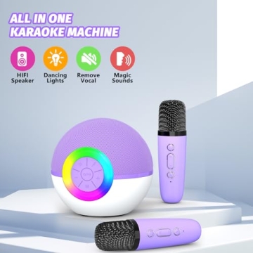 Mgaolo Mini Karaoke Machine - Fun Karaoke for All Ages