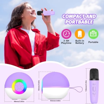 Mgaolo Mini Karaoke Machine - Fun Karaoke for All Ages