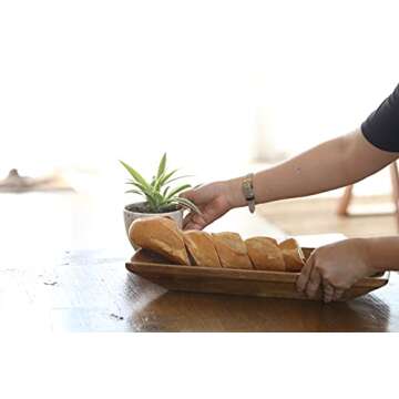 Handcrafted Dough Bowl - Decorative Serving Bowl for All