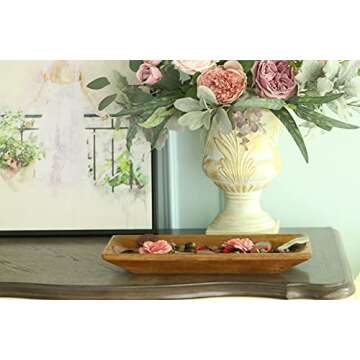 Handcrafted Dough Bowl - Decorative Serving Bowl for All