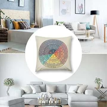 Decorative Cushion Cover - Wheel of Emotions 18x18