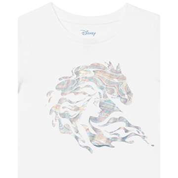 Spotted Zebra Girls' Disney Star Wars Marvel Frozen Princess Short-Sleeve T-Shirts