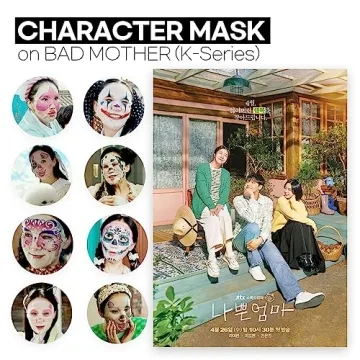 Korean Character Sheet Masks - Fun for Kids & Parties