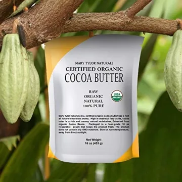 Premium Organic Cocoa Butter 16oz - Pure & Raw for Skin