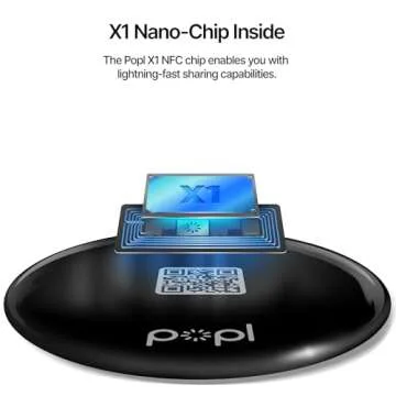 Popl XL NFC Business Card Tap Sign for Easy Sharing