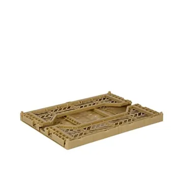 AYKASA Collapsible Storage Box Medium Gold Stylish Storage