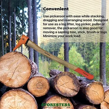Forester Pickaroon Logging Tool - Durable Hickory Handle