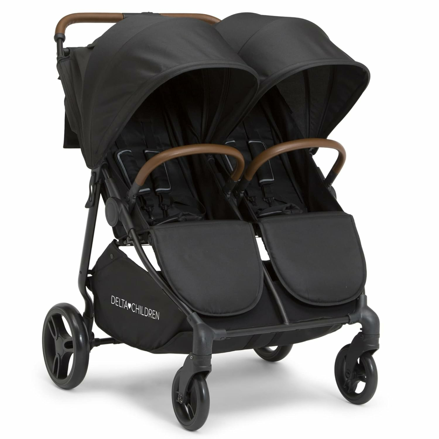 Delta Children Cruzer Double Stroller - Lightweight & Functional