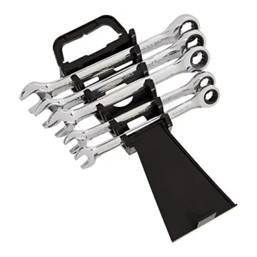 Affordable 5-Piece Ratcheting Wrench Set by Amazon Basics