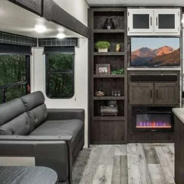 NOVINO RV Blinds Shades for Camper Window,RV Shades Pleated Camper Blinds for Travel Trailer Motor Coach Motorhome Window-14 W x 24" L