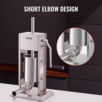 VEVOR Sausage Stuffer 7LB Stainless Steel Filling Machine