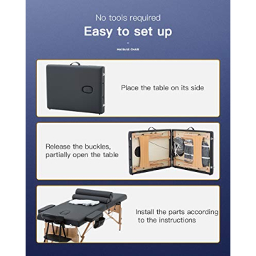 Lightweight BestMassage Portable Massage Table for Spa