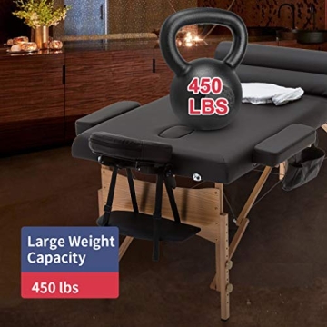 Lightweight BestMassage Portable Massage Table for Spa