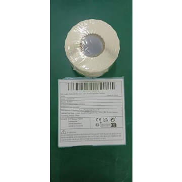 600 Gold Heart Thank You Stickers Roll with Perforation