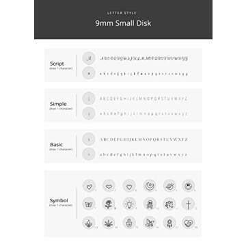 Endless Story 9mm Personalized Dainty Disk Necklace,Custom Initial Necklace,Mothers Necklace, Jewelry Gift for Her (14K Yellow Gold Filled)