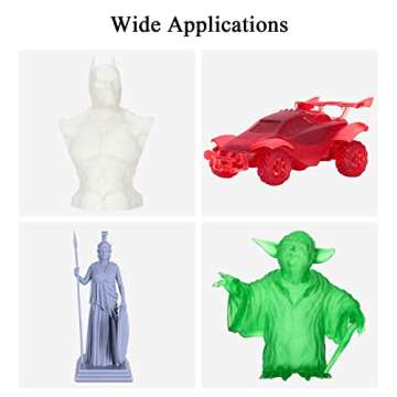 ELEGOO Water Washable 3D Printer Resin, Rapid LCD Resin 405nm UV-Curing Standard Photopolymer Resin for LCD 3D Printing White 1000G