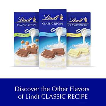 Lindt White Chocolate Bars - Perfect for Gifts & Baking