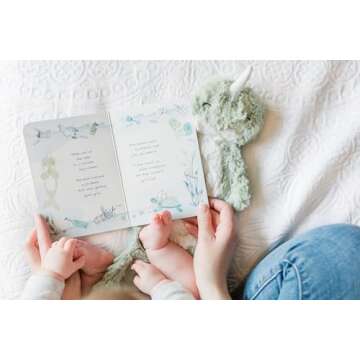 Slumberkins Narwhal Snuggler & Board Books Bundle - Growth & Learning