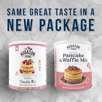 Augason Farms Buttermilk Pancake & Waffle Mix - 33 Servings