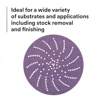 3M Hookit Clean Sanding Disc 732U - Premium 6" Sanding Discs