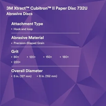 3M Hookit Clean Sanding Disc 732U - Premium 6" Sanding Discs