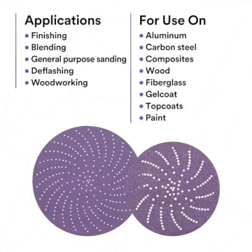 3M Hookit Clean Sanding Disc 732U - Premium 6" Sanding Discs
