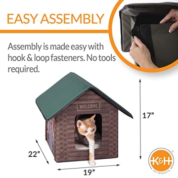 K&H Outdoor Kitty House for Community Cats and Strays
