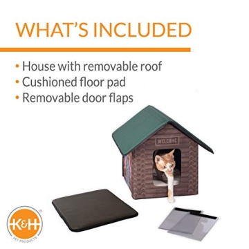 K&H Outdoor Kitty House for Community Cats and Strays