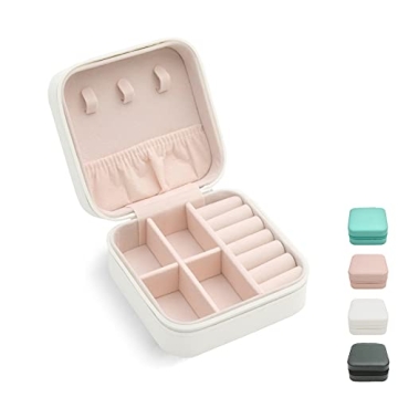 Compact TRODANCE Mini Travel Jewelry Case for Organizing