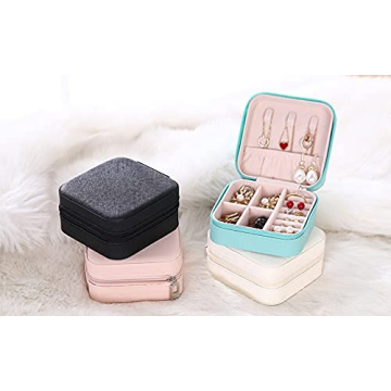 Compact TRODANCE Mini Travel Jewelry Case for Organizing