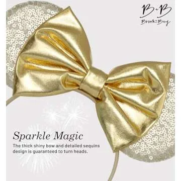 Brook + Bay Sparkly Mouse Ears Headband for All Ages