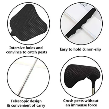 Durable Foxany Telescopic Fly Swatters for Bug Control