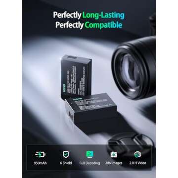 llano 2-Pack LP-E17 Batteries and 2-in-1 Camera Battery Power Bank Charger, Compatible for Canon EOS R50, EOS R8, EOS RP, EOS R10,EOS R100,Bulit-in Battery, Smart Display, 12400 mAh 20W USB C