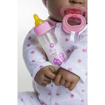 JC Toys - La Baby | African American 20-inch Large Soft Body Baby Doll | Washable | Removable Pink O...