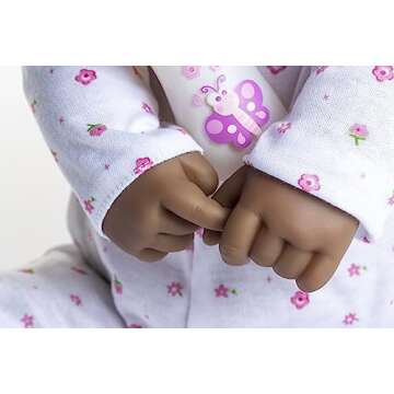 JC Toys - La Baby | African American 20-inch Large Soft Body Baby Doll | Washable | Removable Pink Outfit w/ Hat and Pacifier | For Children 2 Years +