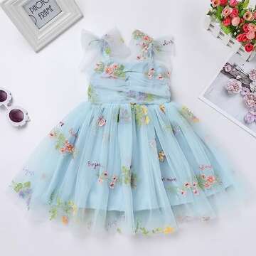 Baby Girls Tutu Dress Summer Sleeveless Backless Princess Birthday Party Dresses Sequin Ruffle Tulle Bowknot Sundress