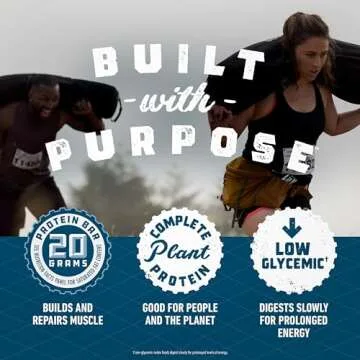 CLIF Builders - Variety Pack - Plant Based Protein Bars - Gluten Free - Non-GMO - Low Glycemic - 20g Protein - 2.4 oz. (12 Count)