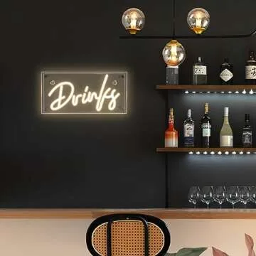 Stylish Lamomo Bar Neon Sign for Home and Parties