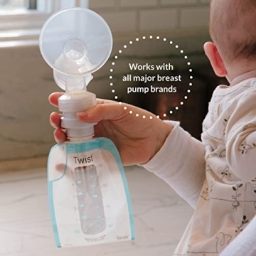 Kiinde Twist Pouch Bags for Easy Breast Milk Storage