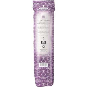 SoulSation Organic Cotton Rounds, Bulk 1200 Count - Makeup Remover Pads for Face, Lint-Free