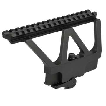 LOTGAUEN Red Dot Scope Mount Single Picatinny Weaver Scope Mount for Red Dot Sight, Optics Black