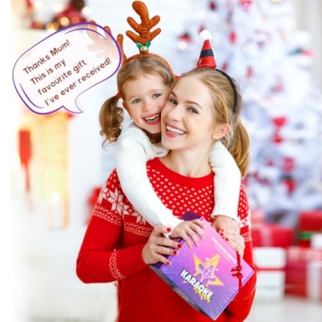 YLL Kids Karaoke Machine with 2 Microphones for Ages 4-12