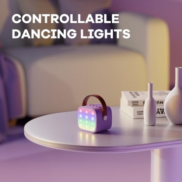 YLL Kids Karaoke Machine with 2 Microphones for Ages 4-12