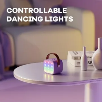 YLL Kids Karaoke Machine with 2 Microphones for Ages 4-12