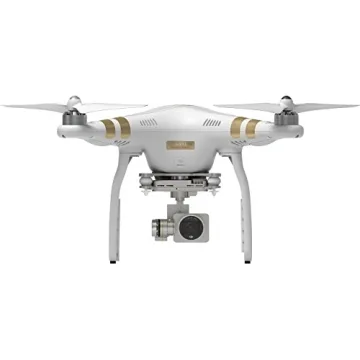 DJI Phantom 3 Professional Quadcopter Aircraft, 3-Axis Gimbal & 4K UHD Video Camera, Remote Controller Included - Bundle with Extra Battery, Aluminum Case
