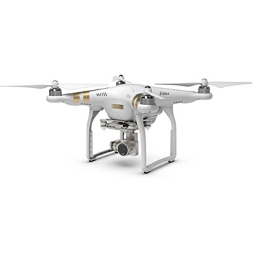 DJI Phantom 3 Professional Quadcopter Aircraft, 3-Axis Gimbal & 4K UHD Video Camera, Remote Controller Included - Bundle with Extra Battery, Aluminum Case