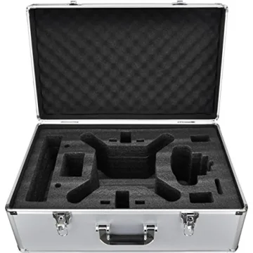 DJI Phantom 3 Professional Quadcopter Aircraft, 3-Axis Gimbal & 4K UHD Video Camera, Remote Controller Included - Bundle with Extra Battery, Aluminum Case