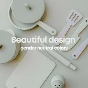 RayPlay Food-Grade Silicone Kid Play Kitchen Accessories – 9Pcs Kids Toy Kitchen Accessories Set With Play Pots And Pans – Sets For Kids Kitchen Pretend Play – Pretend Play Kitchen Toy Set For Cooking