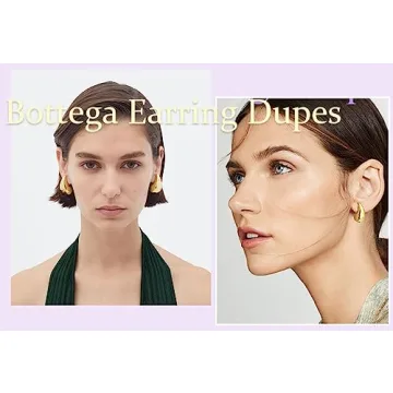 Trendy Lightweight Gold Tear Drop Earrings for Women